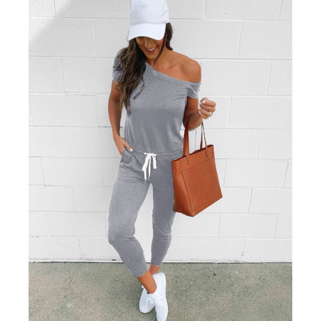 Sexy overalls Women long romper Black jumpsuit