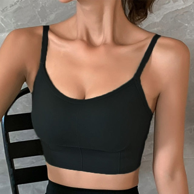 Women Tank Crop Top Seamless Underwear Female Crop Tops Sexy Lingerie Intimates With Removable Padded Camisole Femme Fashion