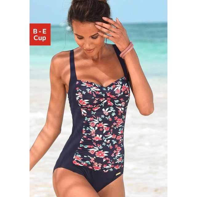 One Piece Swimsuit Plus Size Swimwear Women