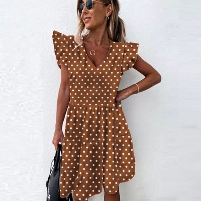 Summer Dress 2021 Women Polka Dot