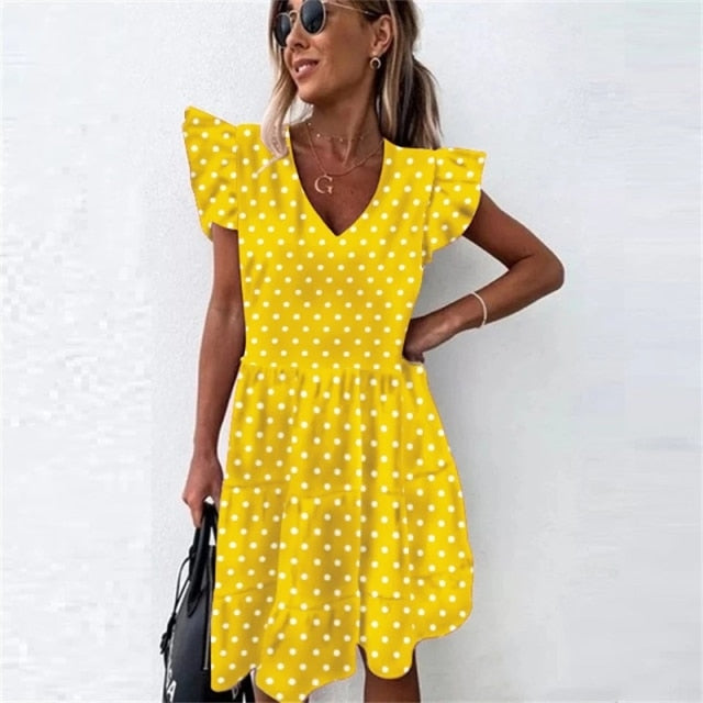 Summer Dress 2021 Women Polka Dot