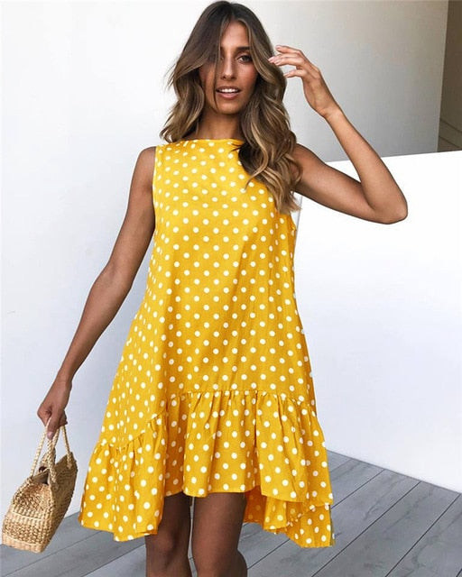 Summer Dress 2021 Women Polka Dot