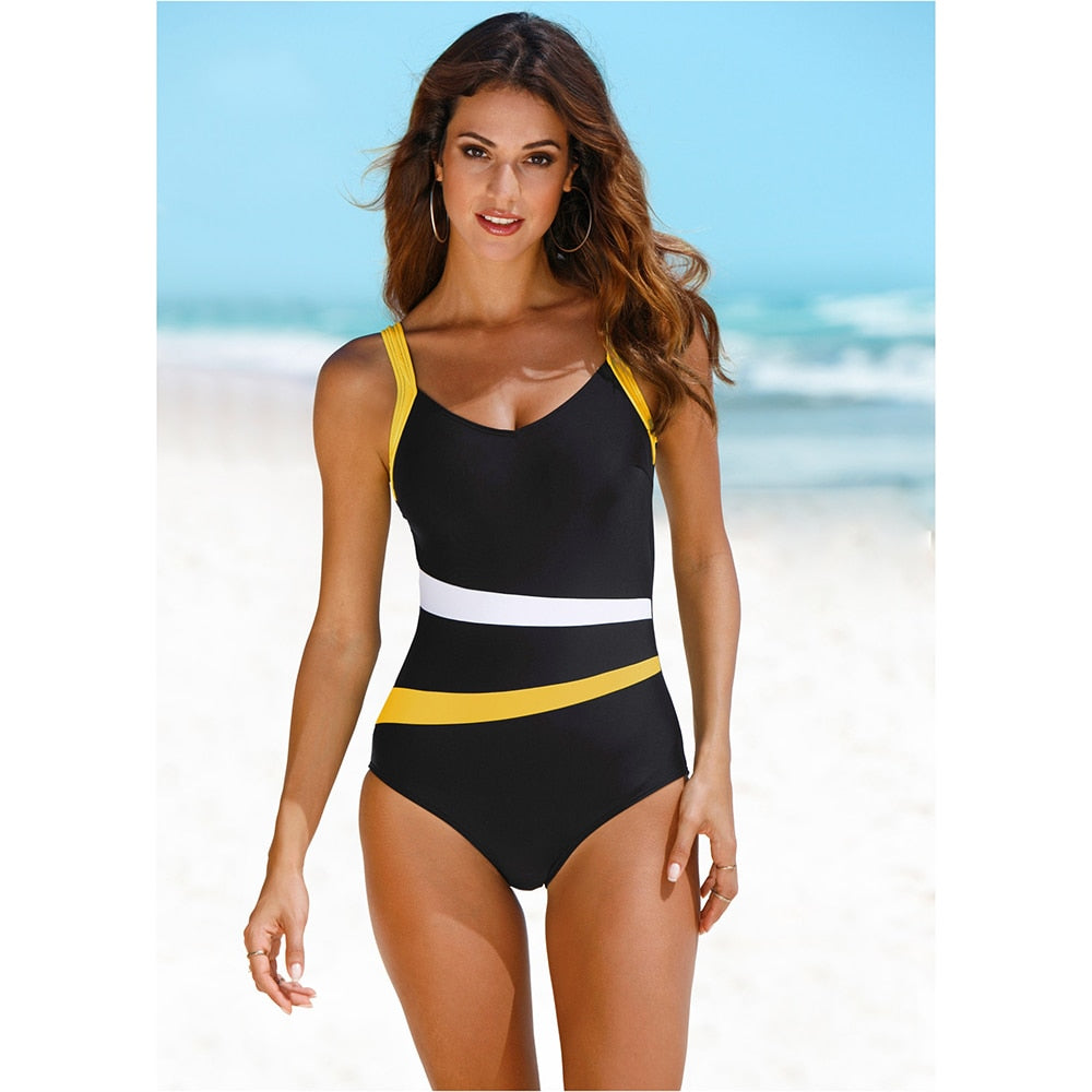 One Piece Swimsuit Plus Size Swimwear Women